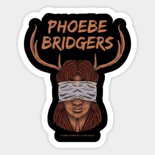 Phoebe Bridgers - is there nothing left to do for us? // Illustration in Album Fan Art Design Sticker